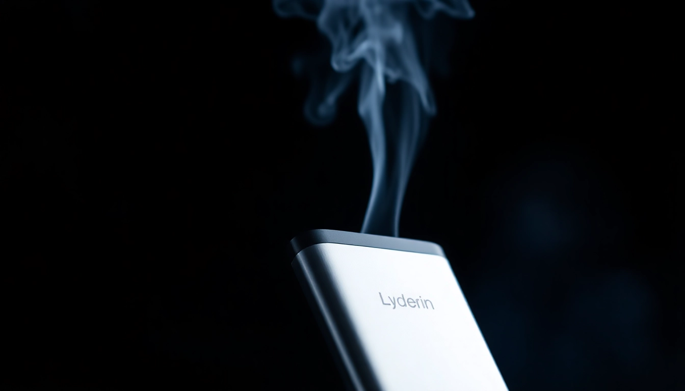 Elektronik sigara kullanırken vapur çıkan şık cihaz, modern ve kullanıcı dostu tasarımı ile dikkat çekiyor.