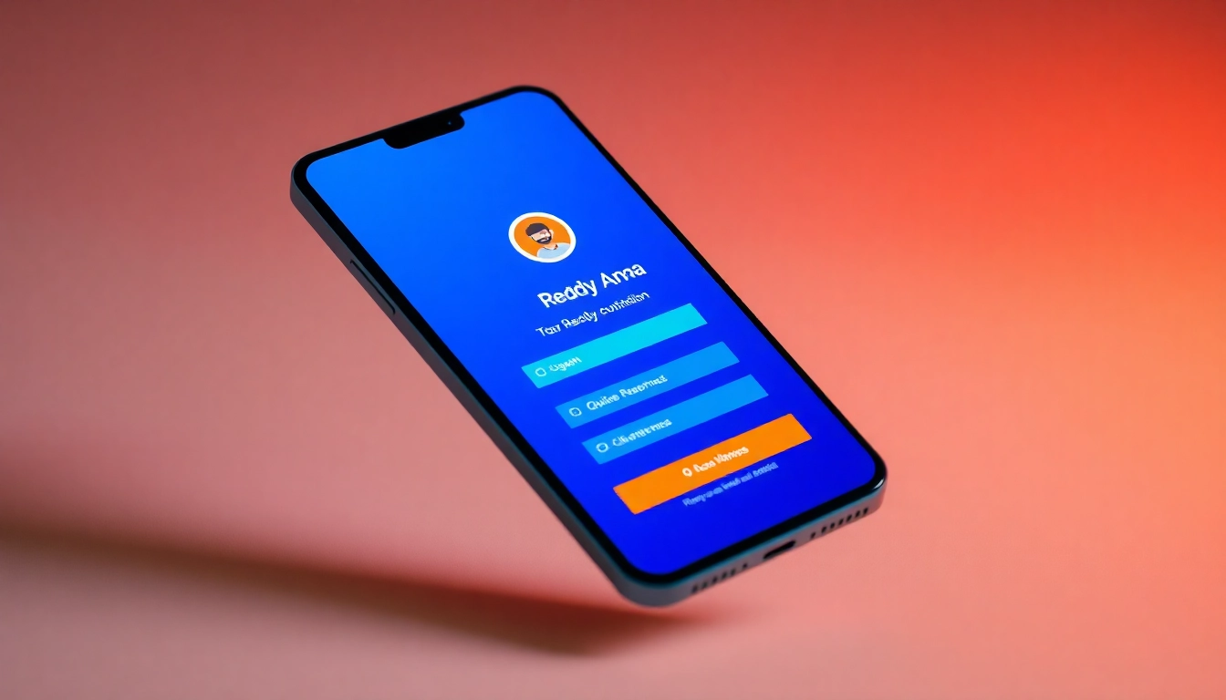 Reddy Anna Login interface with clean design, showing secure sign-in on a mobile device for quick access to sports betting and casino games.